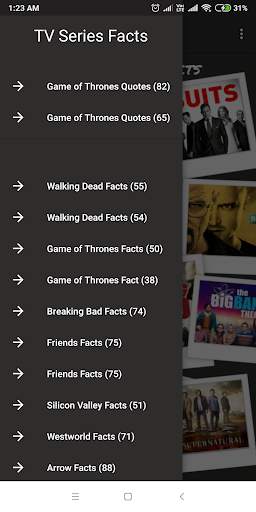 TV Series Facts screenshot 2
