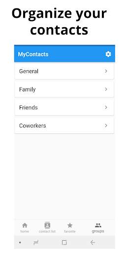 MyContacts - Contact Manager screenshot 3