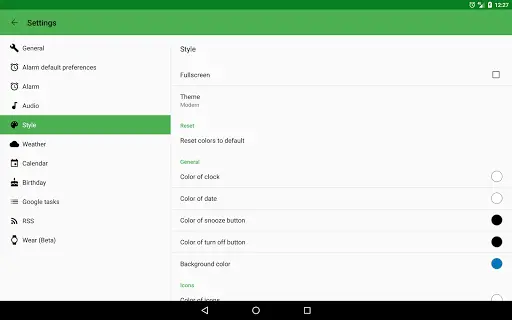Speaking alarm clock screenshot 22