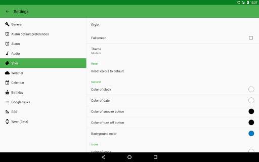 Speaking alarm clock screenshot 22