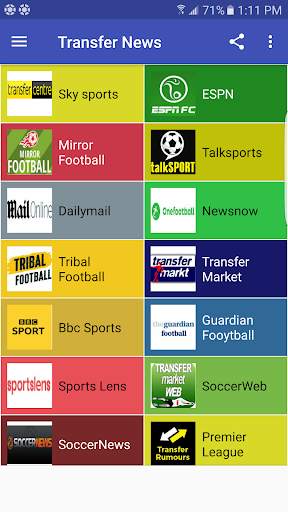 Transfer News & Rumours screenshot 1