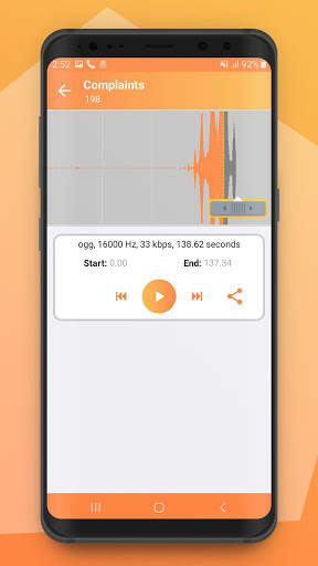 CALL RECORDER - With Audio cut Technology screenshot 3