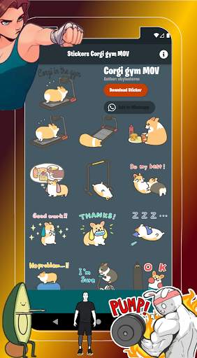 Gym Stickers. screenshot 3