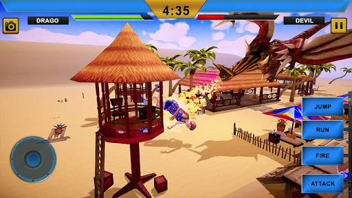 Dragon Simulator Beach & City  screenshot 4