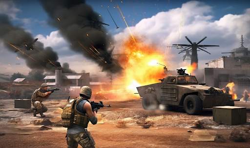 Commando Gun War Shooting Game 2 تصوير الشاشة
