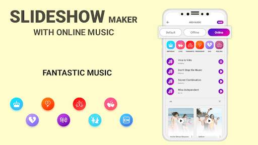 Photo video maker with music screenshot 14