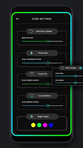 Edge Light Live wallpaper screenshot 5