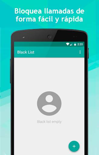 Lista negra (Bloqueo de Llamadas) screenshot 1