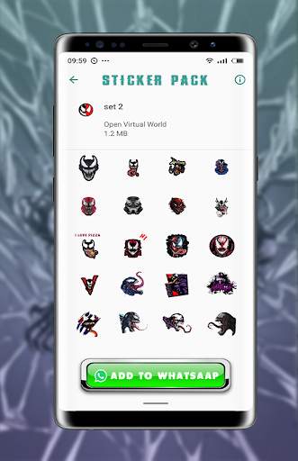 Venom Stickers screenshot 7