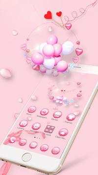 Pink Flowers For GO theme screenshot 2