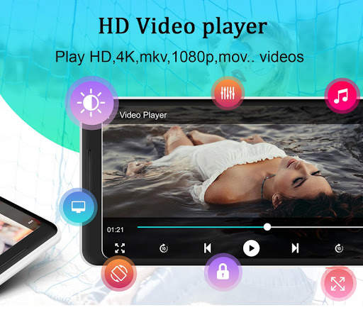 HD Video Player 2021 : X HD Video Player 3 تصوير الشاشة