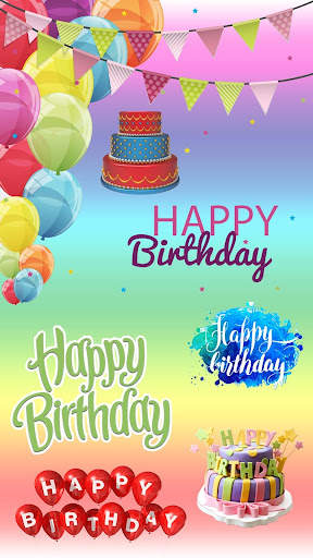 WASticker Birthday Stickers screenshot 1