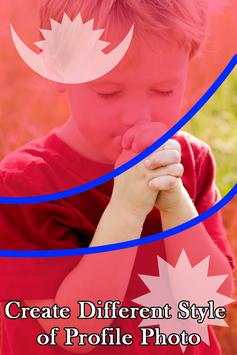 Nepal Flag Photo Frame 1 تصوير الشاشة