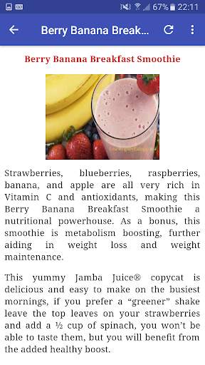 Smoothies for weight loss screenshot 4
