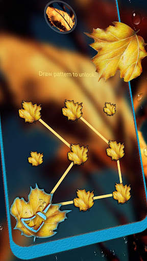 Autumn Leaf Water Drop Theme screenshot 4