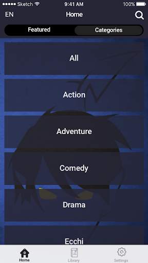 Anime Browser - Find Anime for Manga Rock Reader screenshot 1