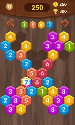Hexa Crush Cell Puzzle screenshot 5