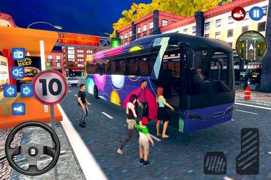 New City Bus Driver Simulator 2018 Pro Game screenshot 2