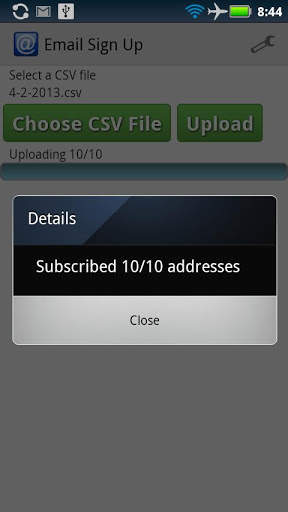 Email Sign Up screenshot 3