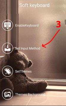 Teddy Bear Keyboard CuteThemes 3 تصوير الشاشة
