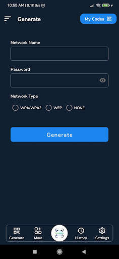 WiFi QR Code Scanner,Generator screenshot 1