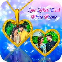 Love Locket Dual Photo Frame