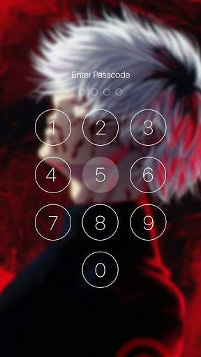 Ken Kaneki Anime Fun Art PIN Lock Screen 6 تصوير الشاشة