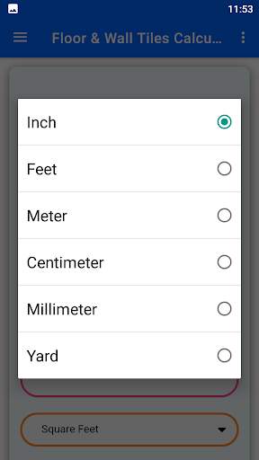 Floor & Wall Tiles Calculator скриншот 2