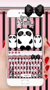 Cute Lovely Panda keyboard screenshot 1