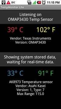 TempMonitor Lite screenshot 1