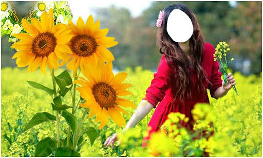Women With Flowers Photo Suit screenshot 5