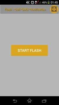 FlashLight Alert on Call & SMS screenshot 1