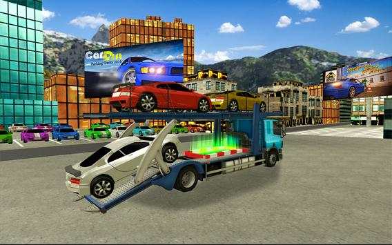 Real car transporter 2017 3D Truck simulator game screenshot 6
