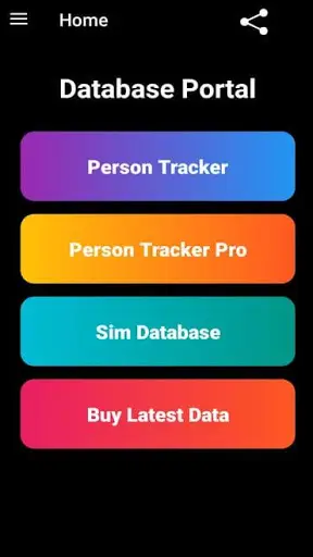 Database Portal screenshot 1