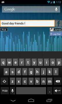 Facebook Status Update Widget screenshot 13