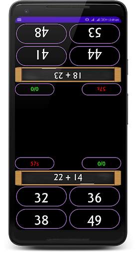 Math Duel - Two Player Math Game screenshot 2