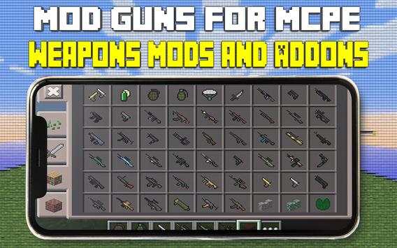Mod per pistole e armi per MCPE 2020 screenshot 3