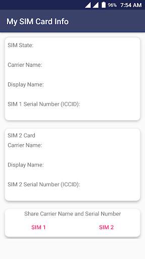 My SIM Card Info screenshot 2
