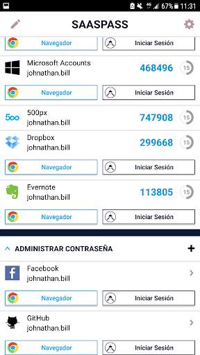 SAASPASS Autenticador Administ screenshot 5