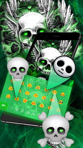 Cool Metal Skull keyboard screenshot 3