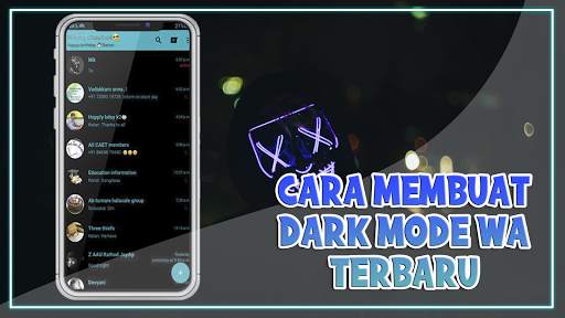 Cara Membuat Dark Mode WA Terbaru screenshot 2