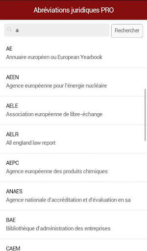 Abréviations juridiques screenshot 6