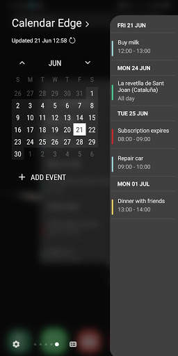 Calendar Events Widget & Edge Panel screenshot 3