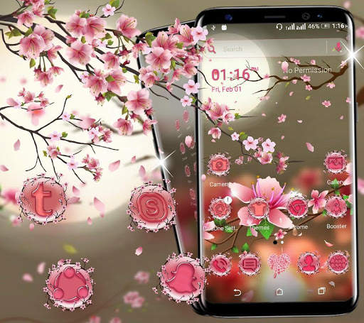 Sakura Launcher Theme screenshot 3