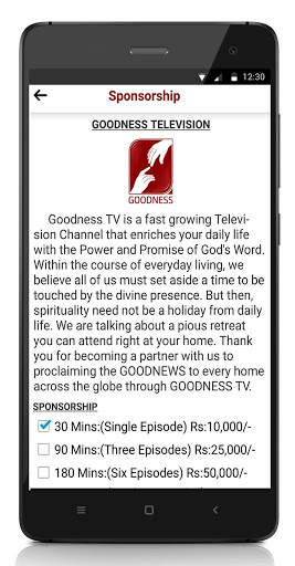 Goodness TV screenshot 4