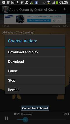Audio Quran by Omar Al Kazabri screenshot 3