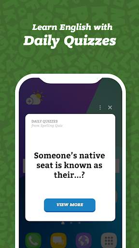 English Word Spelling Quiz App screenshot 3