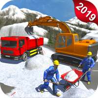Heavy Excavator Snow Machine Simulator 2019 logo