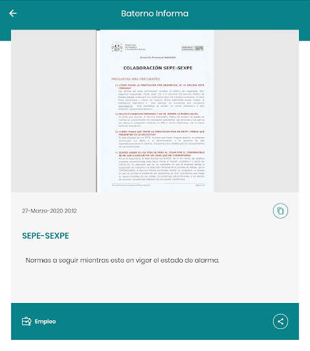 Baterno Informa скриншот 3