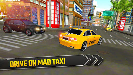 Taxi Driving Simulator 2017 - Modern Car Rush screenshot 4